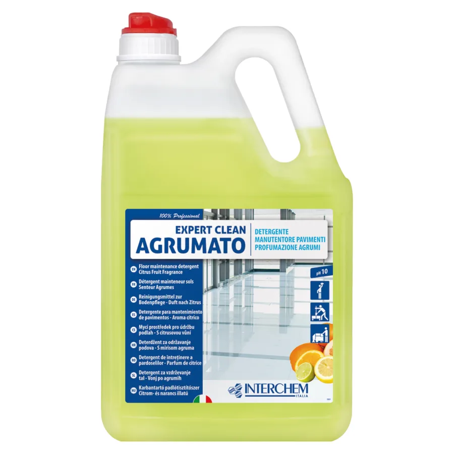 EXPERT CLEAN AGRUMATO Detergente manutentore pavimenti profumazione agrumi 5 kg